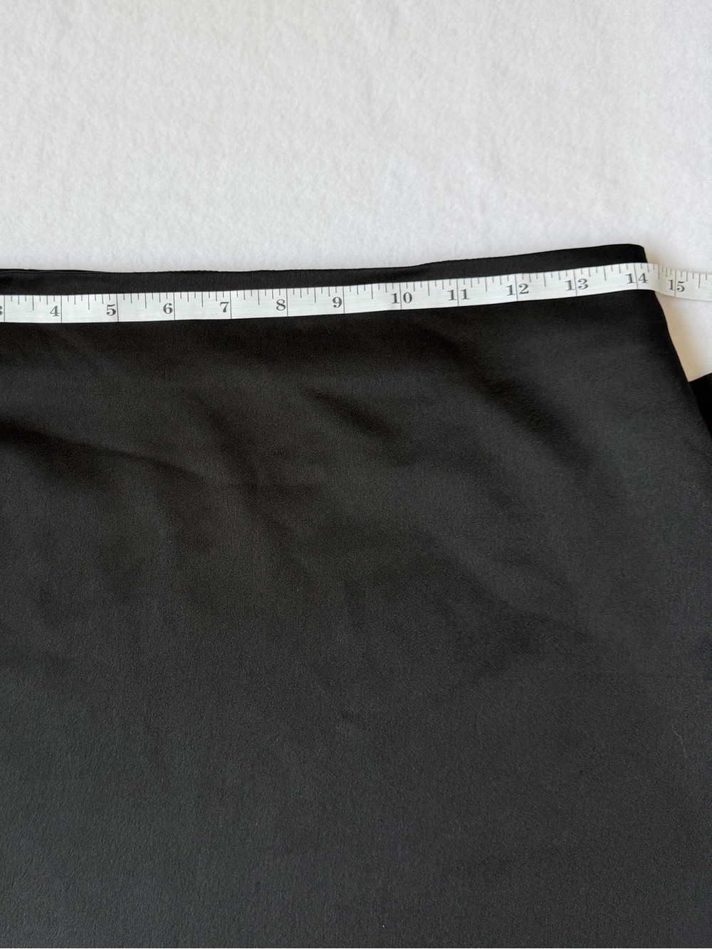 Black Satin Wrap Tie Mini Skirt Medium Forever 21 Y2K - Picture 6 of 9